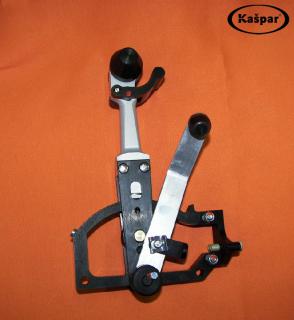 Throttle control lever-with choke